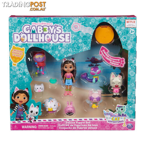 Gabby's Dollhouse -Travelers Deluxe Figure Set - Si6067214 - 778988469163