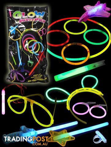 GLOW PARTY 14 PCE PACK - BJGLOW16PARPA - 9355394016504