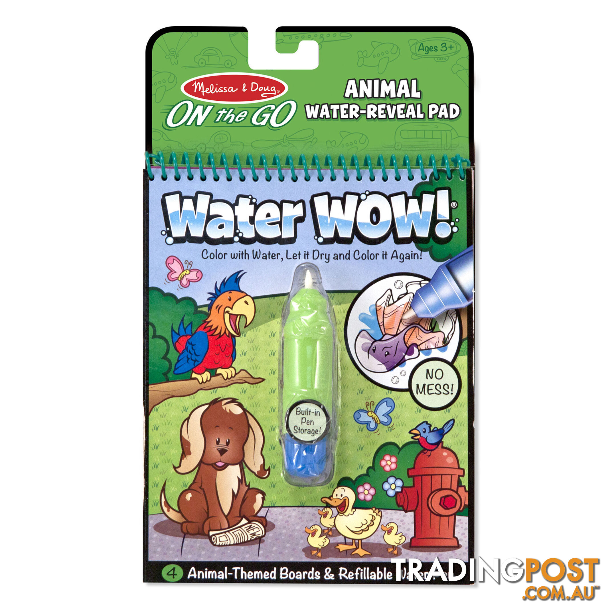 Melissa & Doug - Water Wow! Animals - On The Go Travel Activity Mdmnd5376 - 0000772053761