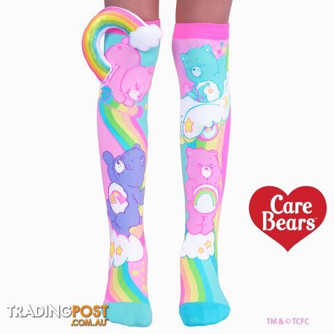 MADMIA -  Socks Kids & Adults Age 6y+ - Care Bear Rainbow - Mucb002 - 9355645002362