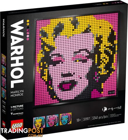LEGO 31197 Andy Warhol's Marilyn Monroe - Art - 5702016677683