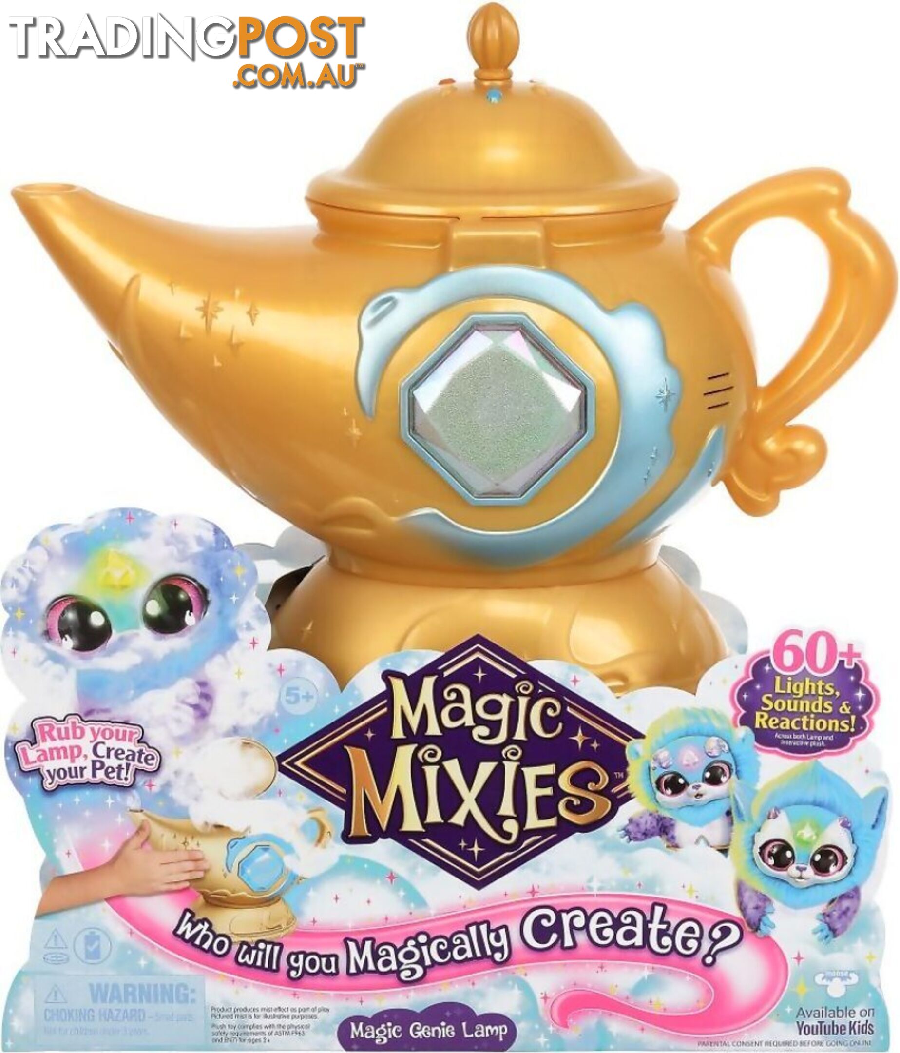 Magic Mixies - Magic Genie Lamp â€“ Blue - Mj14833 - 630996148334