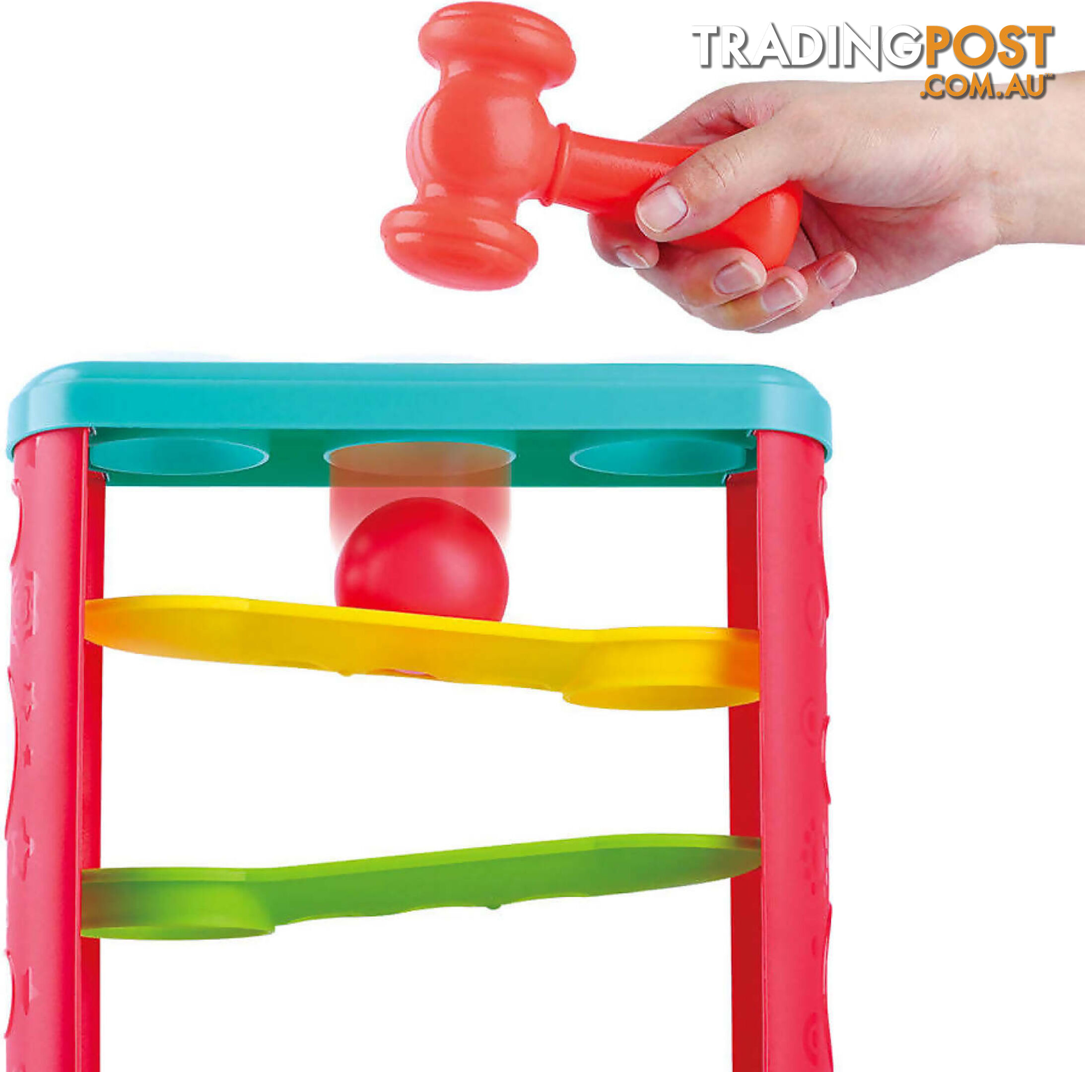 Playgo Toys Ent. Ltd. - Hammer And Roll Tower - Art67187 - 4892401022455
