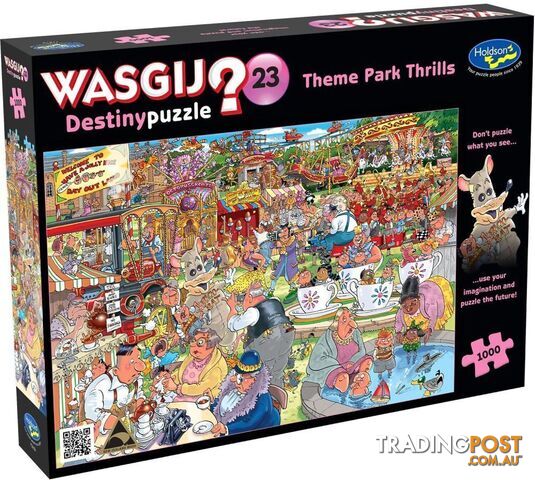 Wasgij - Destiny 23 -theme Park Thrills - Holdson Jigsaw Puzzle 1000 Pieces - Jdhol774197 - 9414131774197