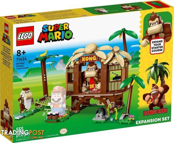 LEGO 71424 Donkey Kong's Tree House Expansion Set - Super Mario - 5702017415765