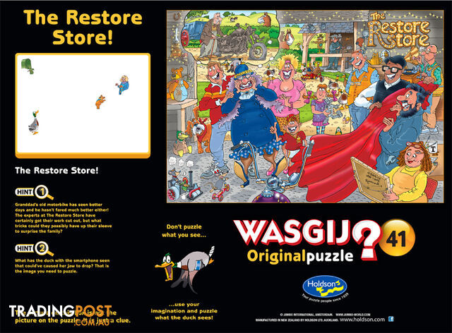 Wasgij - Original 41 - The Restore Store - Holdson Jigsaw Puzzle 1000 Piece - Jdhol775491 - 9414131775491