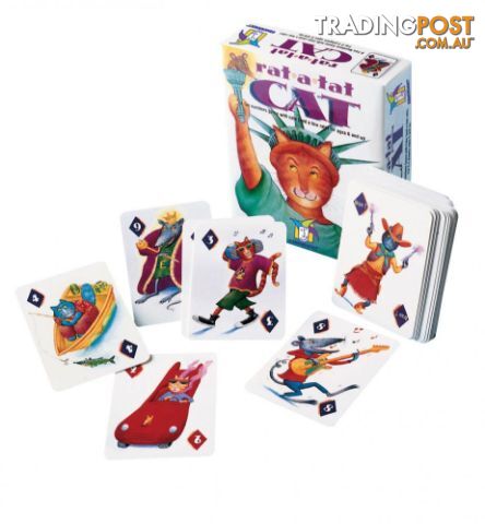 GameWright - Rat-a-Tat Cat Card Game - JDGWI204 - 759751002046