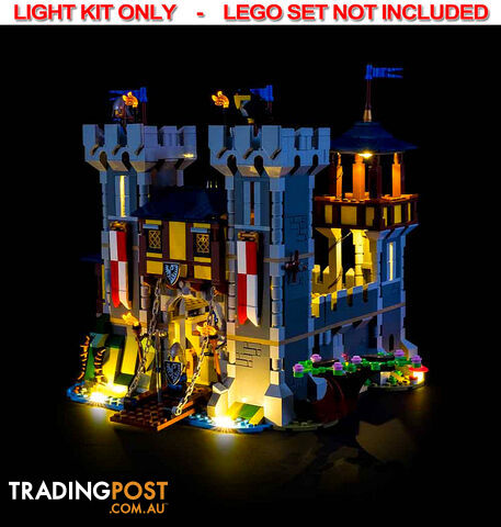 LIGHT KIT for LEGO Medieval Castle 31120 - Light My Bricks - 744109767883