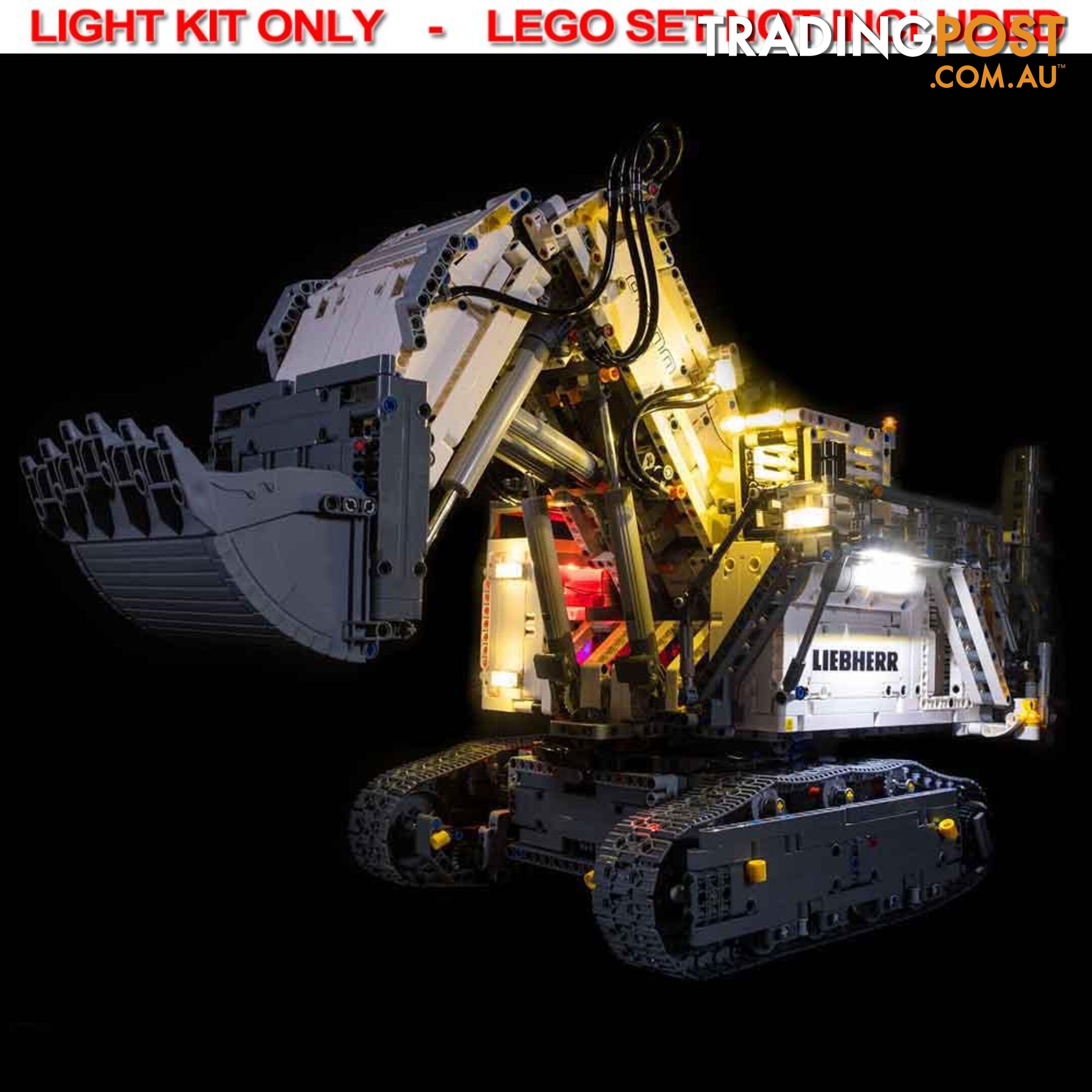 LIGHT KIT for LEGO Liebherr R 9800 42100 - Light My Bricks - 793591189819