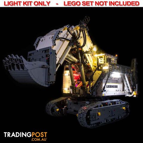 LIGHT KIT for LEGO Liebherr R 9800 42100 - Light My Bricks - 793591189819