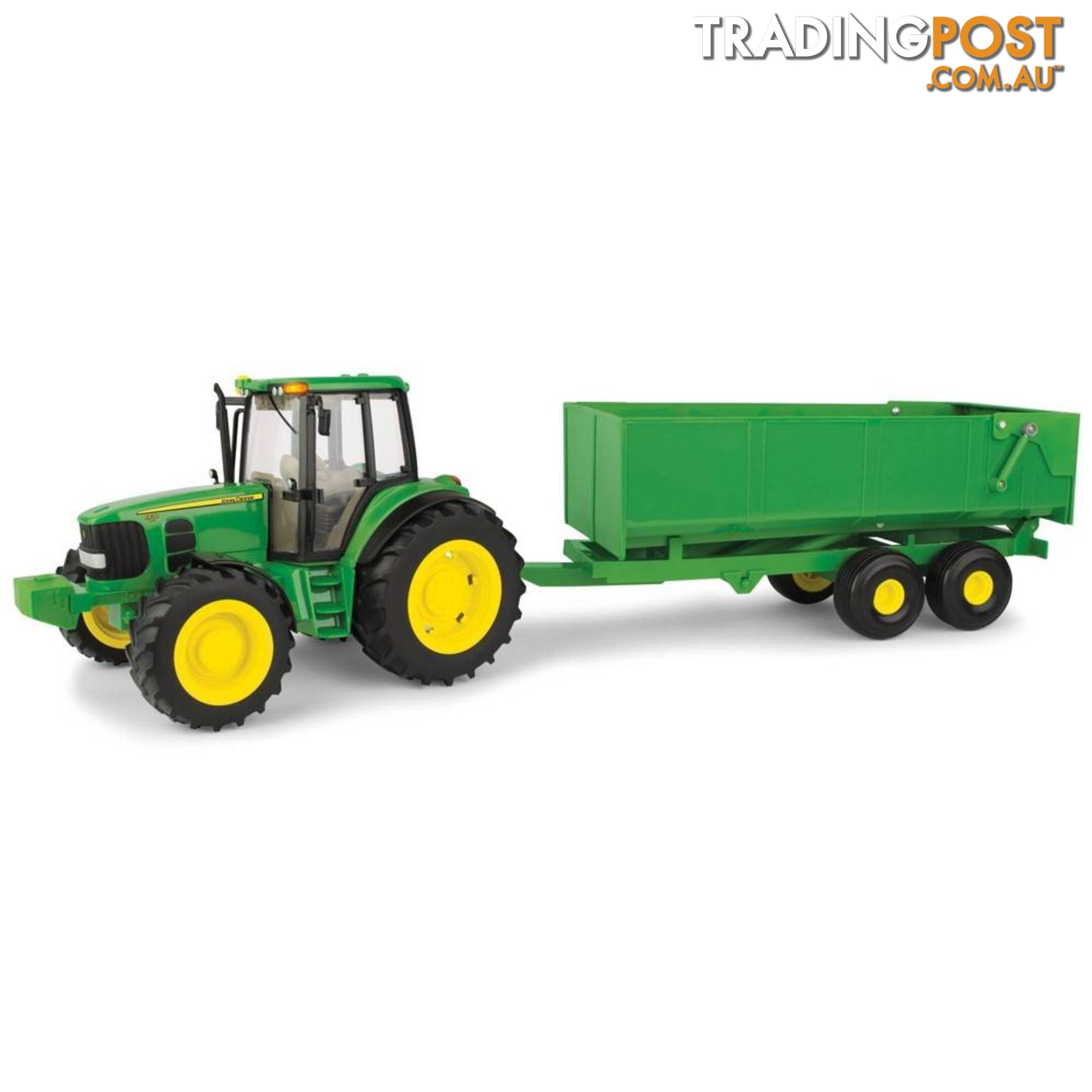 John Deere - Big Farm Tractor And Wagon Lc46077 - 036881460770