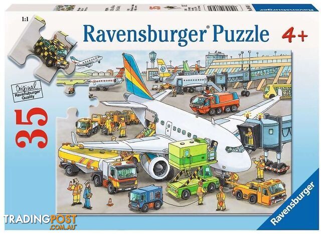 Ravensburger - Busy Airport Jigsaw Puzzle 35pc - Mdrb086030 - 4005556086030
