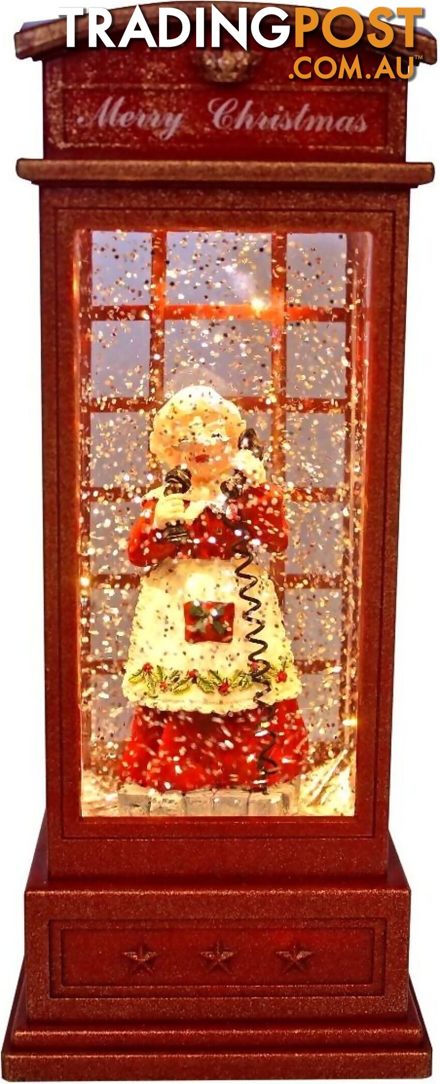 Cotton Candy - Xmas Lantern Telephone Booth Mrs Claus - Ccxac059a - 9353468008011