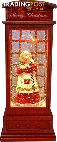 Cotton Candy - Xmas Lantern Telephone Booth Mrs Claus - Ccxac059a - 9353468008011