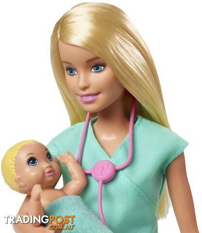Barbie - Careers Baby Doctor Playset - Mattel - Magkh23 - 887961827262
