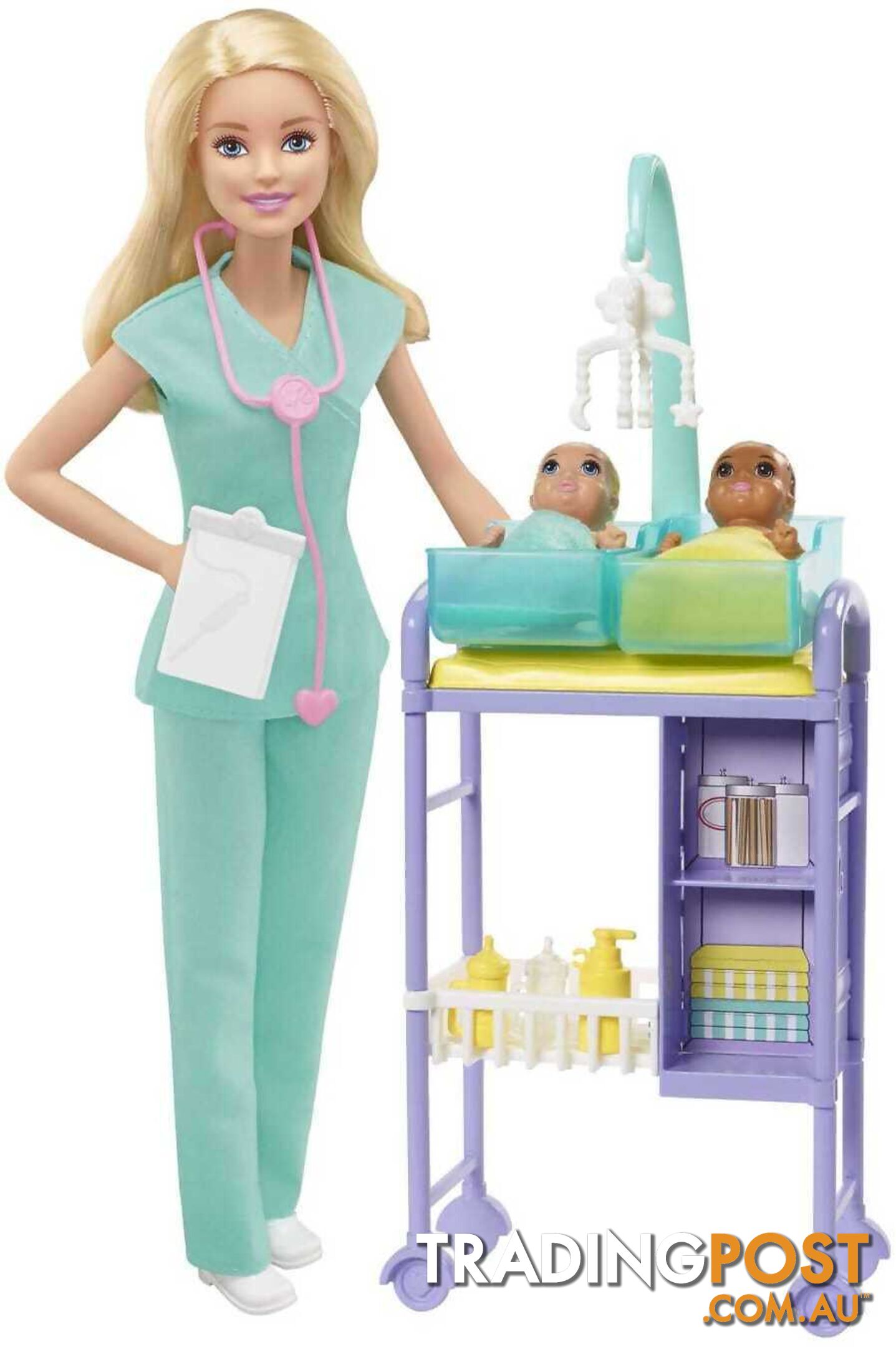 Barbie - Careers Baby Doctor Playset - Mattel - Magkh23 - 887961827262