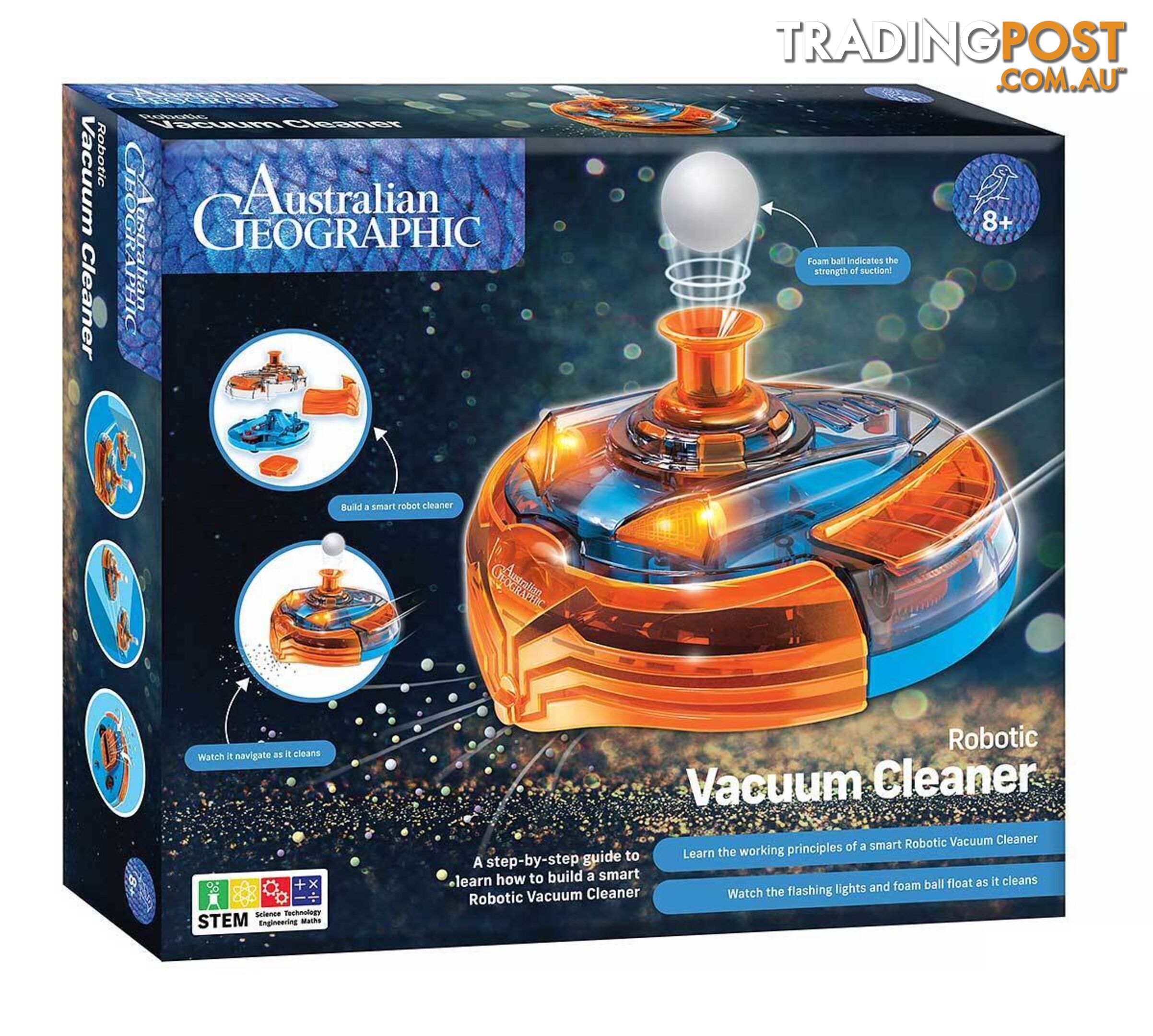 Australian Geographic - Intelligent Vacuum Cleaner - Mdagaz39103 - 9340816012042