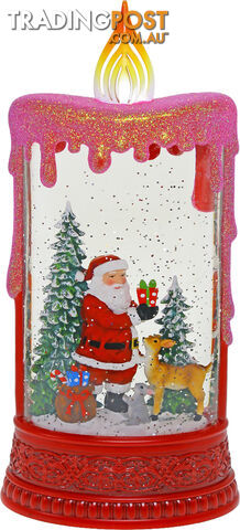 Cotton Candy - Xmas Santa Led Candle - Ccxac441 - 9353468020518