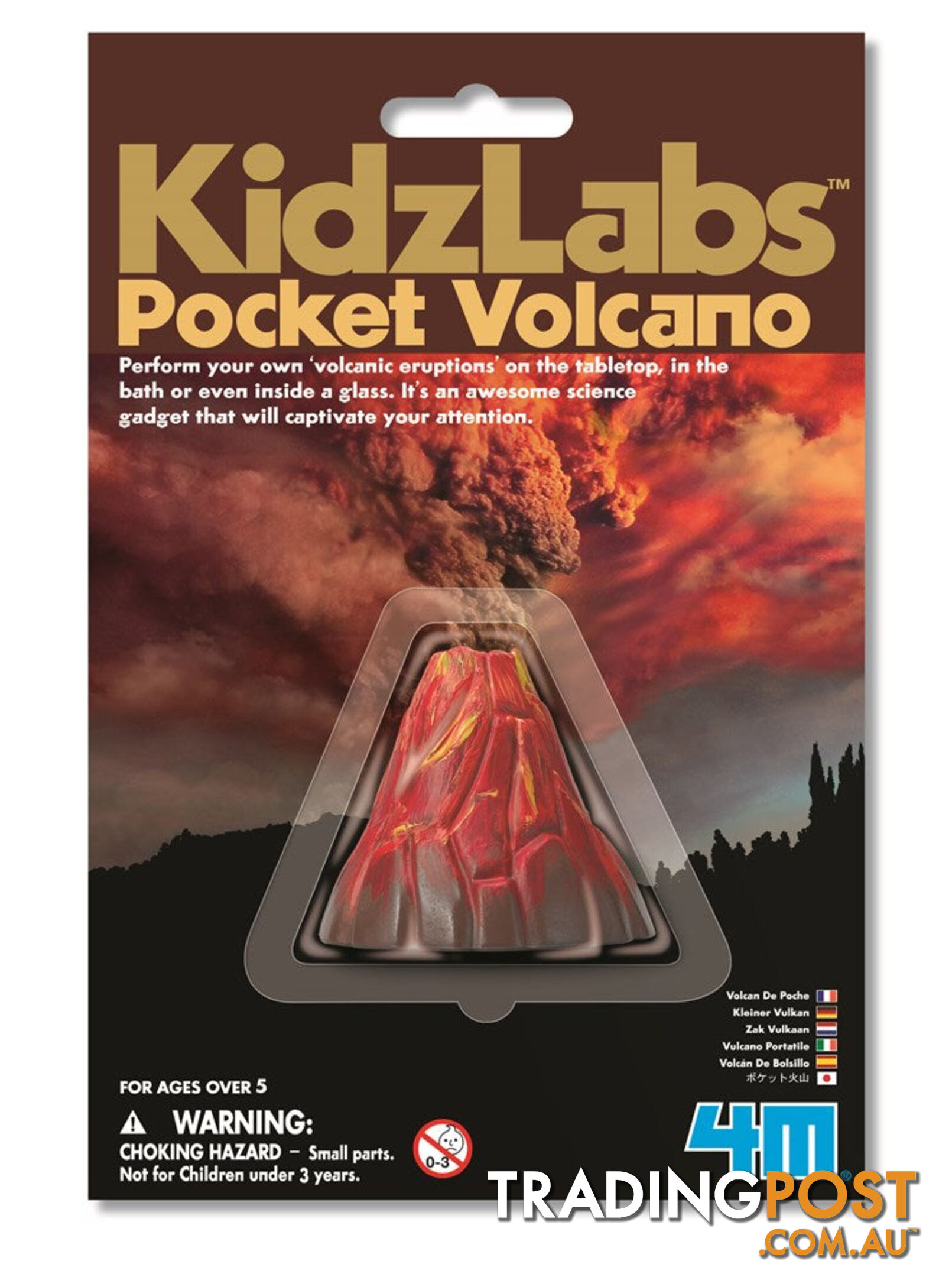 4m - Kidzlabs - Pocket Volcano - Jpfsg3218 - 4893156032188