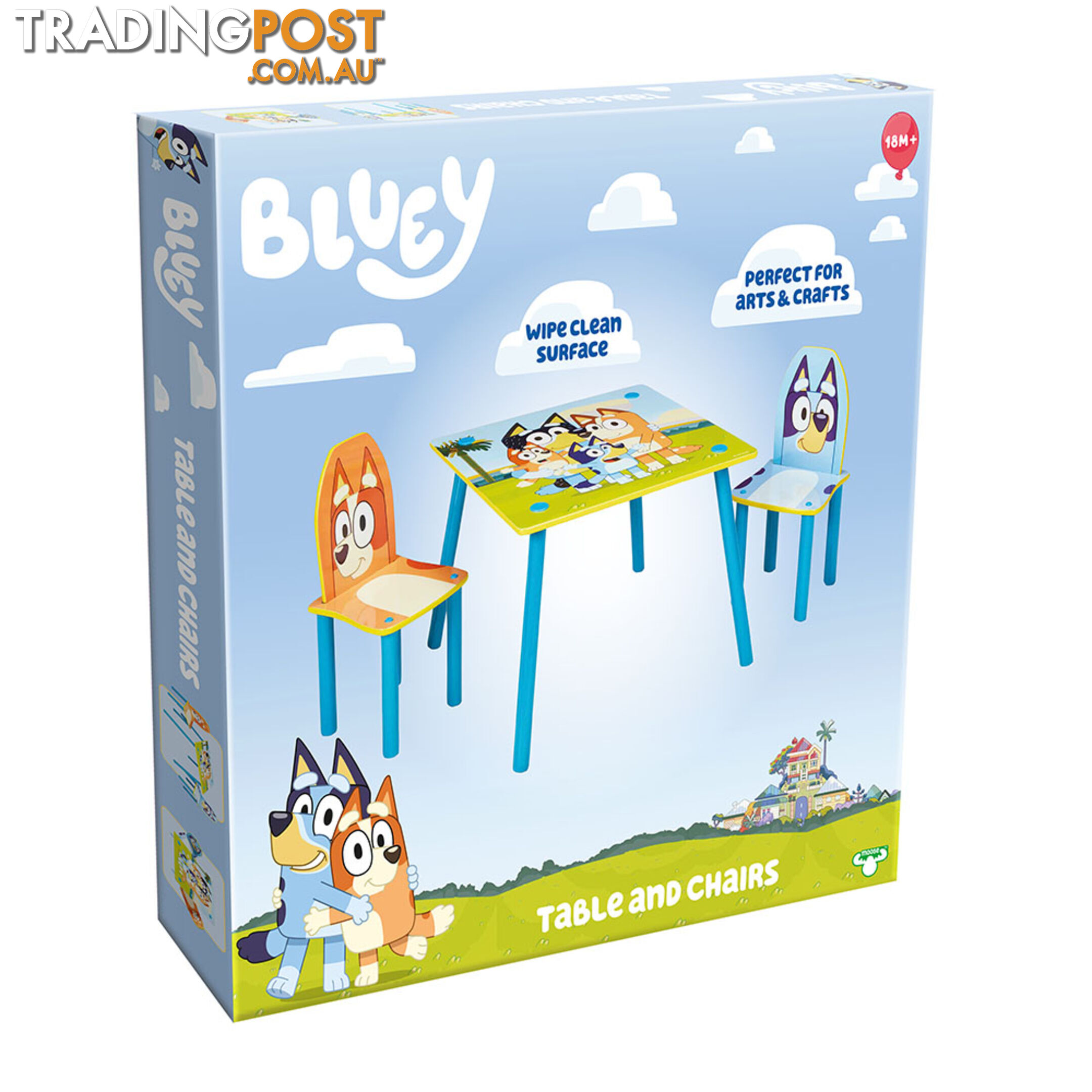 Bluey - Kids Table And 2 Chairs Set  Home & Accessories  Mj14361 - 630996143612