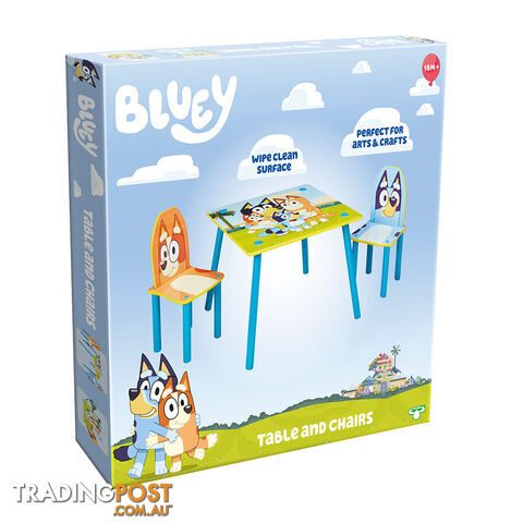 Bluey - Kids Table And 2 Chairs Set  Home & Accessories  Mj14361 - 630996143612