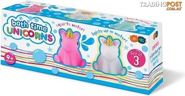 Buddy & Barney - Bath Time Unicorns Squirters â€“ Set Of 3 - Mh Bb176 - 712195455649