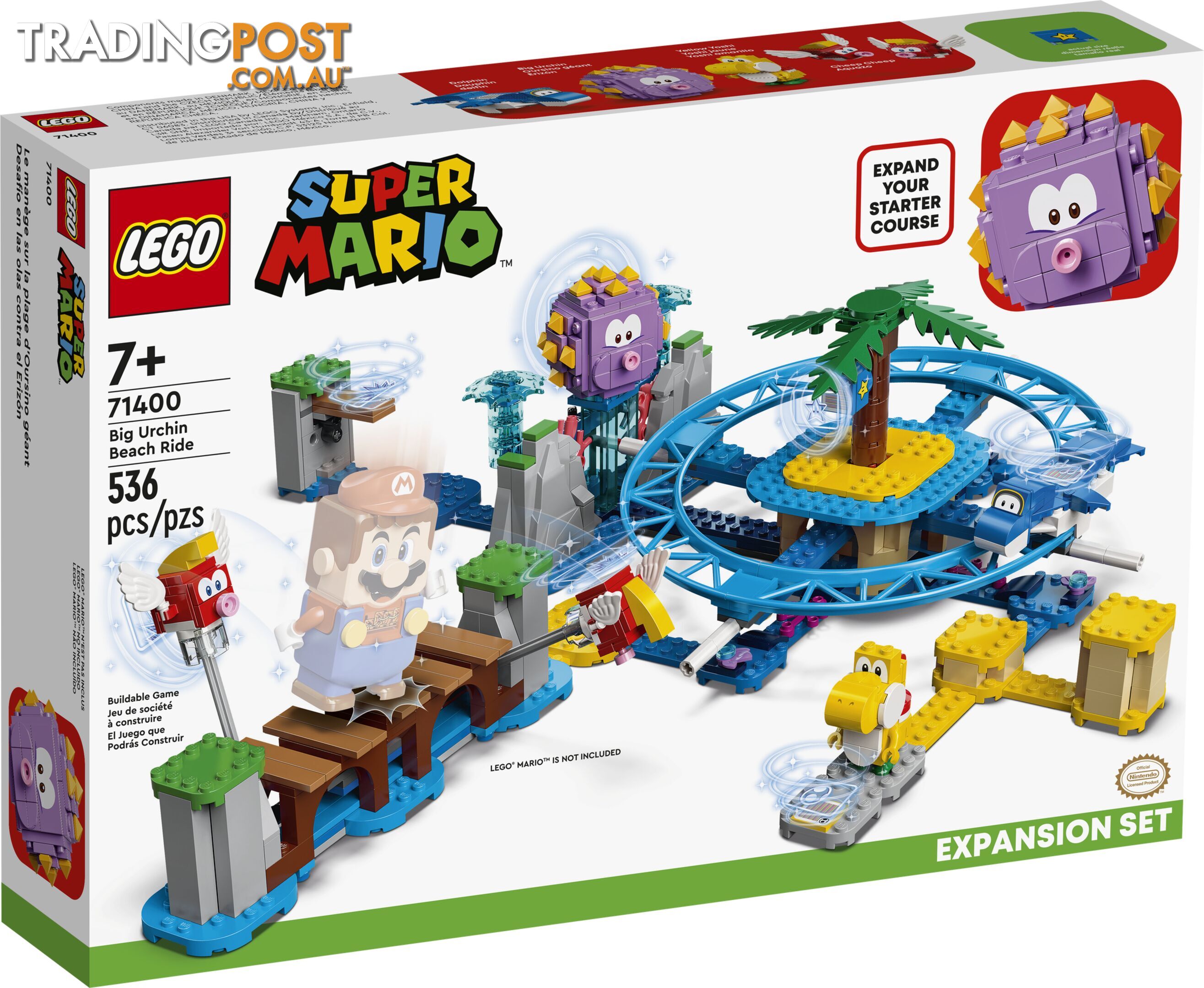 LEGO 71400 Big Urchin Beach Ride Expansion Set - Super Mario - 5702017155203