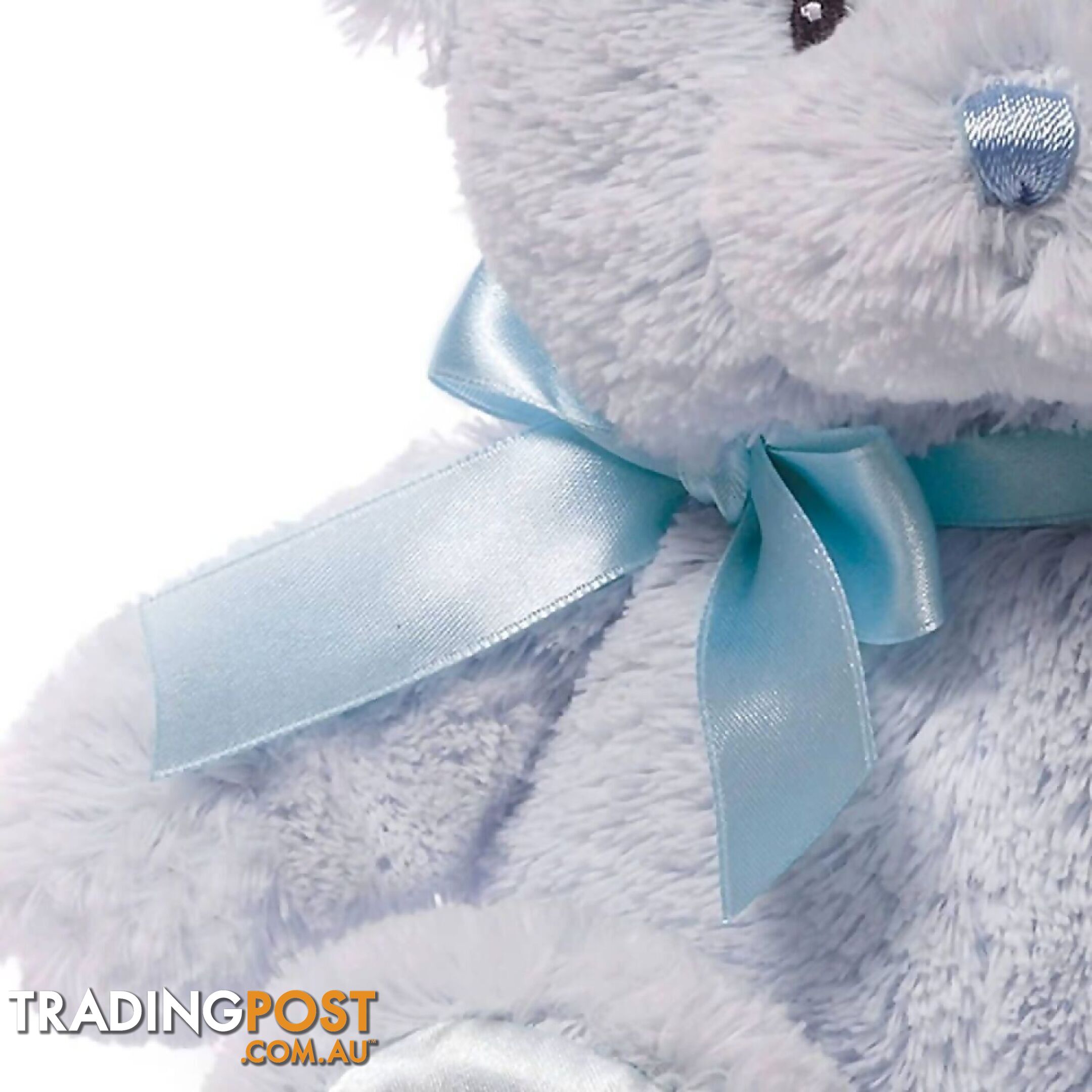 My First Teddy - Blue Plush Soft Toy Bear 25cm - Jsu4043950 - 028399065608