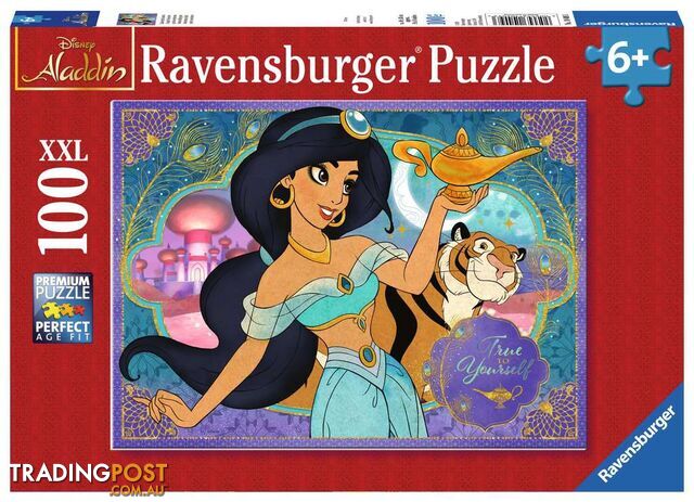 Ravensburger - Disney Aladdin Princess Jasmine Jigsaw Puzzle 100 Piece Rb10409 - 4005556104093