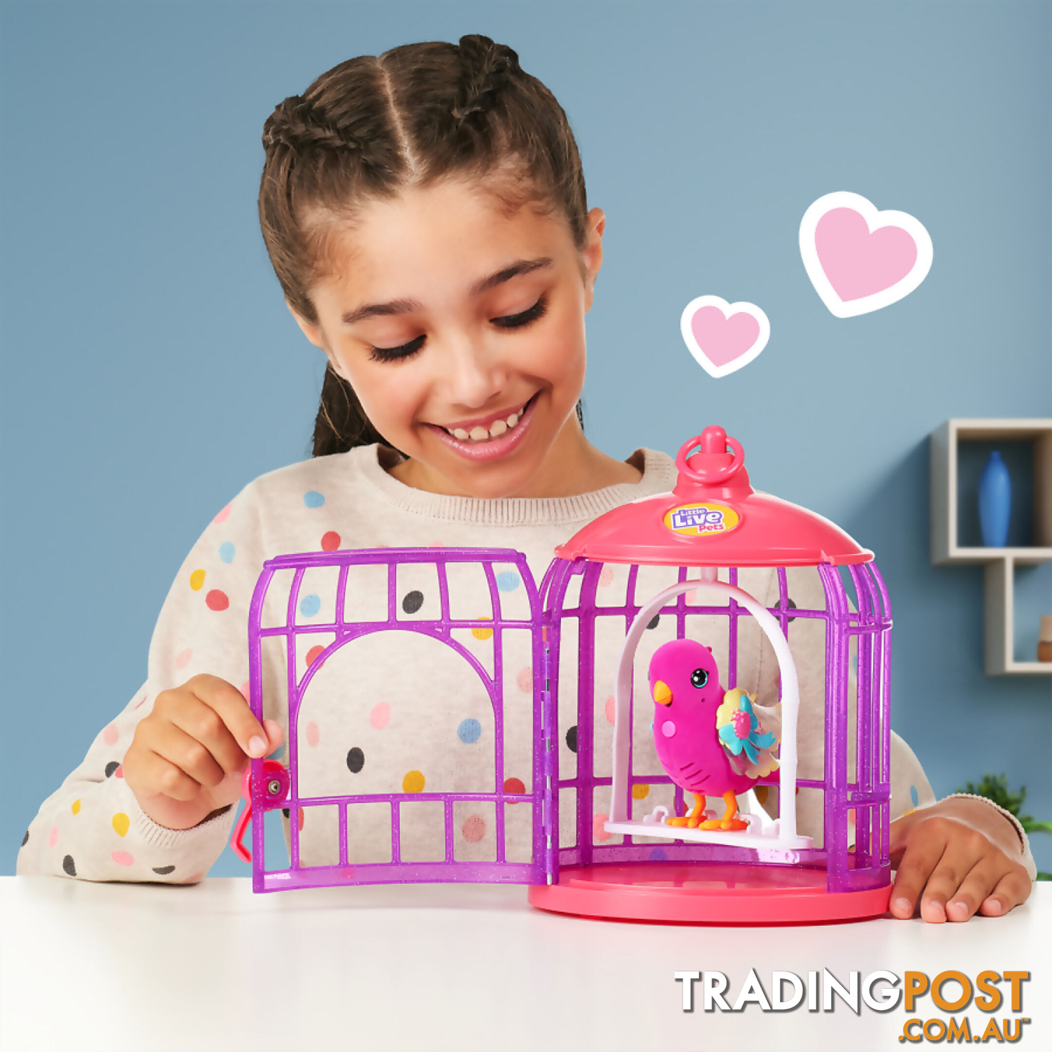 Little Live Pets - Lil' Bird & Bird Cage - Tiara Twinkles - Mj26457 - 630996264577