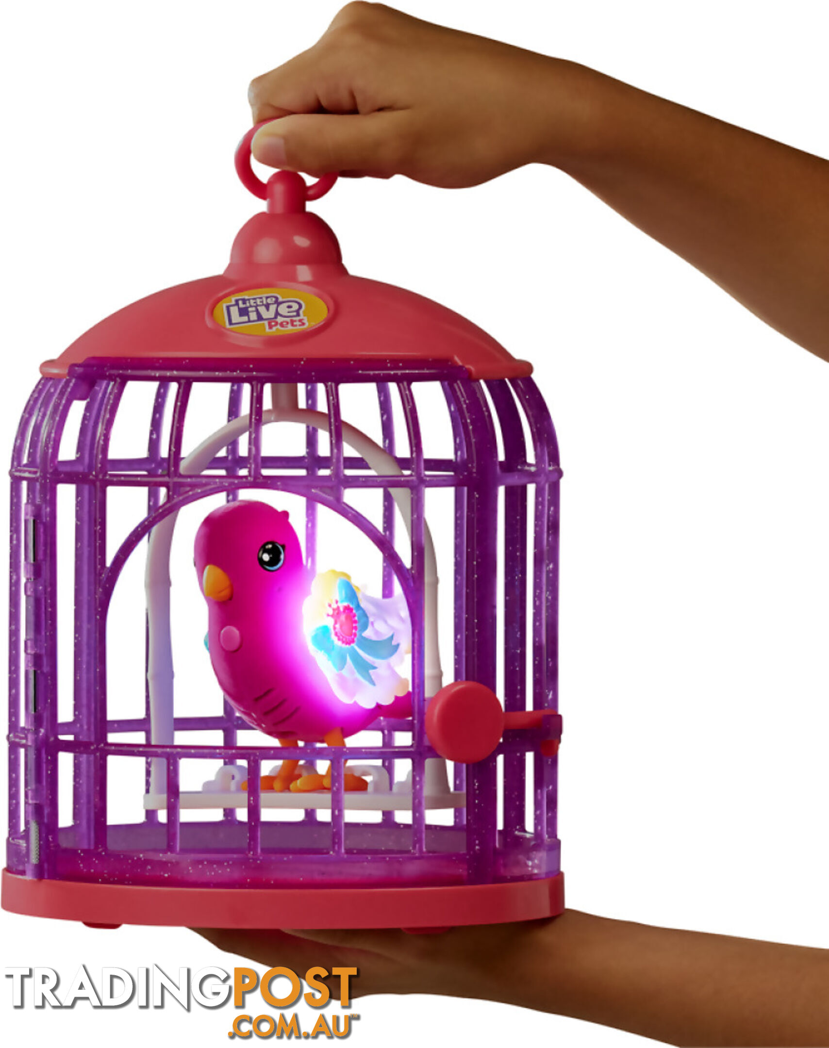 Little Live Pets - Lil' Bird & Bird Cage - Tiara Twinkles - Mj26457 - 630996264577