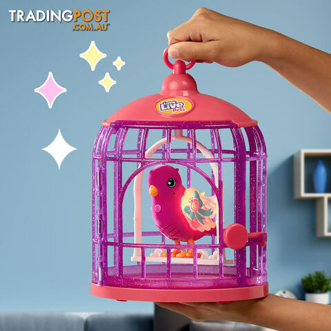 Little Live Pets - Lil' Bird & Bird Cage - Tiara Twinkles - Mj26457 - 630996264577