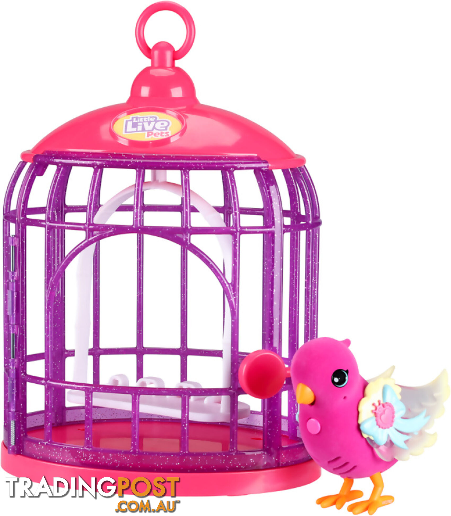 Little Live Pets - Lil' Bird & Bird Cage - Tiara Twinkles - Mj26457 - 630996264577