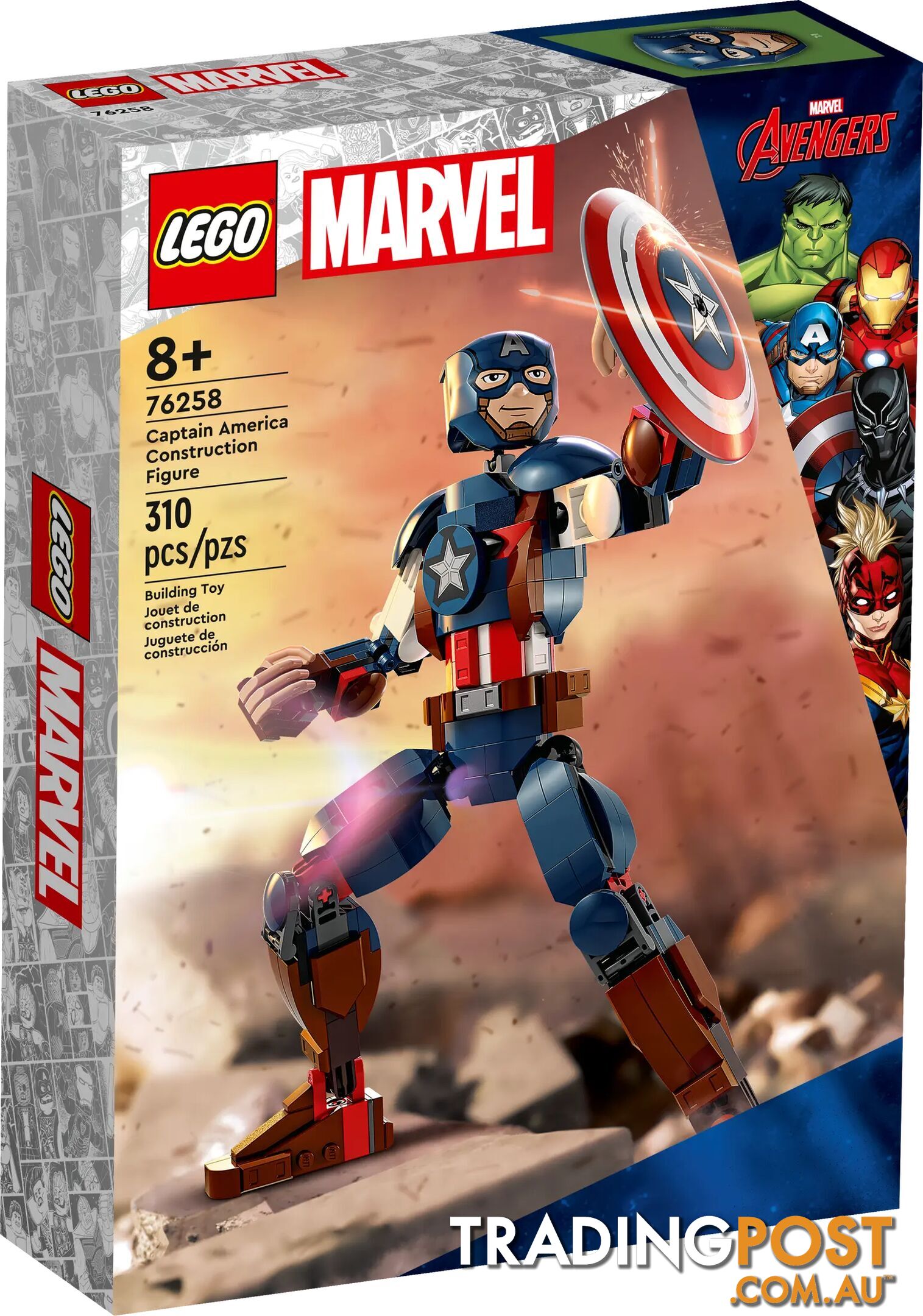 LEGO 76258 Captain America Construction Figure - Marvel Super Heroes - 5702017419749