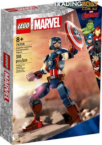 LEGO 76258 Captain America Construction Figure - Marvel Super Heroes - 5702017419749