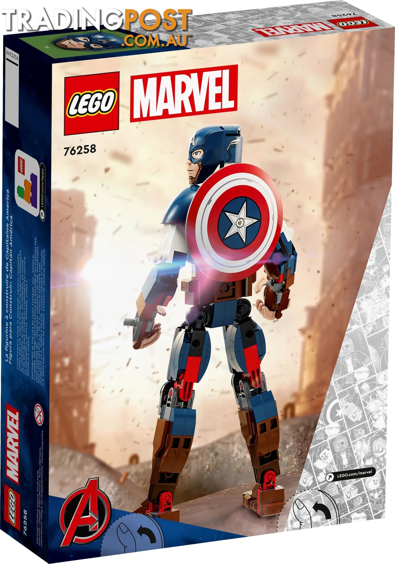 LEGO 76258 Captain America Construction Figure - Marvel Super Heroes - 5702017419749