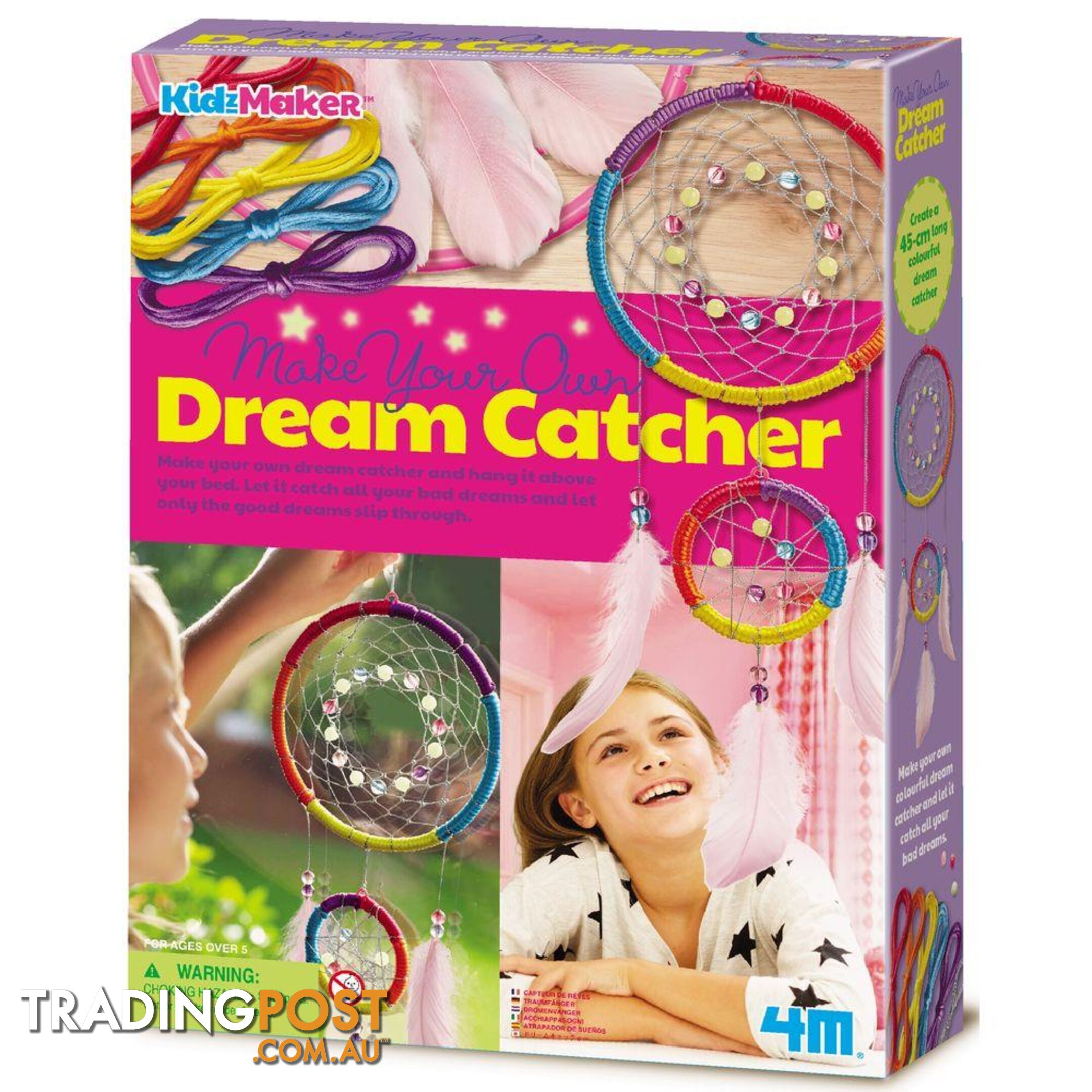 4m - Kidzmaker Make Your Own Dream Catcher Jpc4732 - 4893156047328