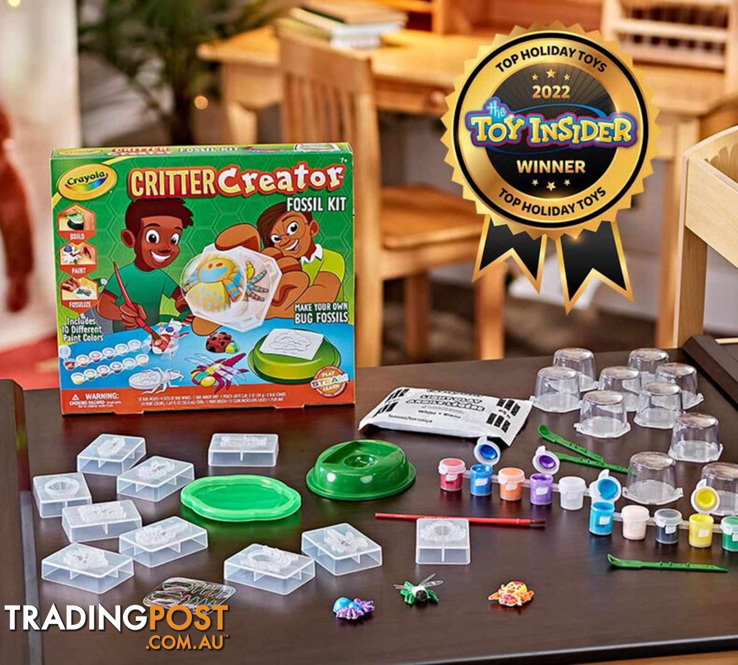 Critter Creator Metallic Bug Fossil Kit for Kids - Bs747495 - 71662074951