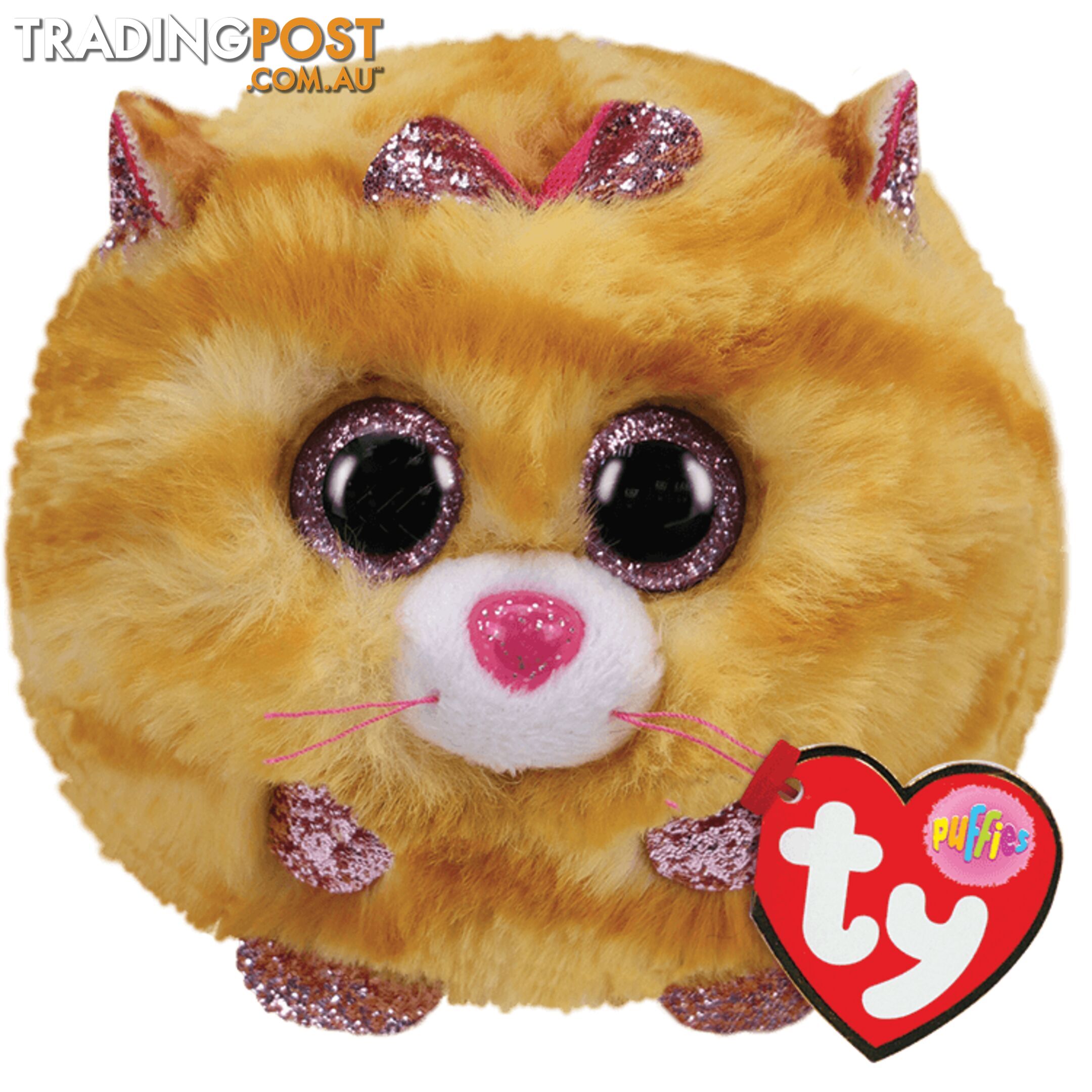 Ty Beanie Boos - Puffies - Tabitha - Yellow Cat 10cm - 42507 - 008421425075