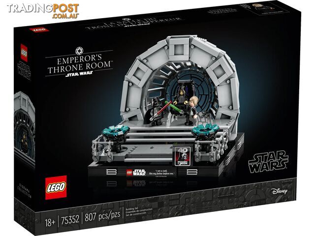 LEGO 75352 Emperor's Throne Roomâ„¢ Diorama - Star Wars Tm - 5702017421360