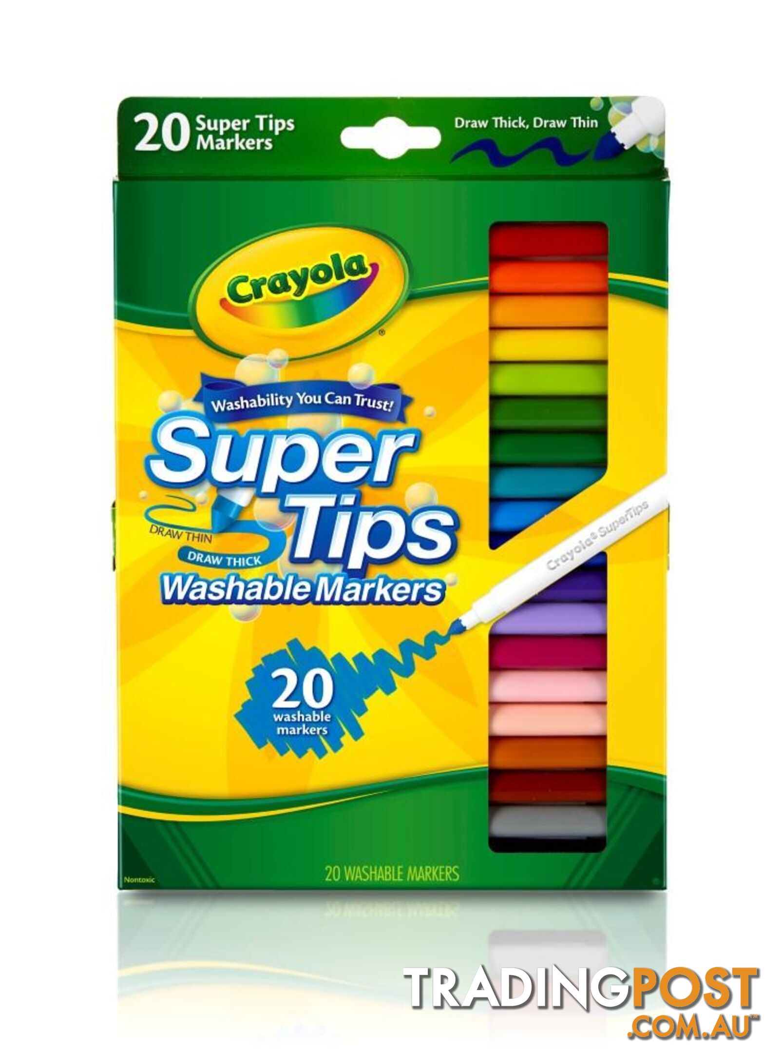 Crayola Super Tips Washable Markers - 20 Pack Bs588106 - 071662081065