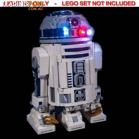LIGHT KIT for LEGO R2-D2 75308 Light and Sound Kit - Light My Bricks - 744109767364
