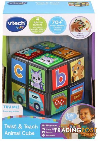 Vtech - Twist & Teach Animal Cube - Tn80558403 - 3417765584039