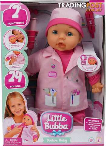 Little Bubba - Doctor Doll Set 38cm - Hs23125 - 840150231257