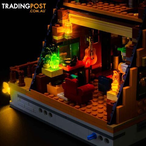 Light Kit For LEGO A-Frame Cabin 21338 - Light My Bricks - Lb75452389386 - 754523893860