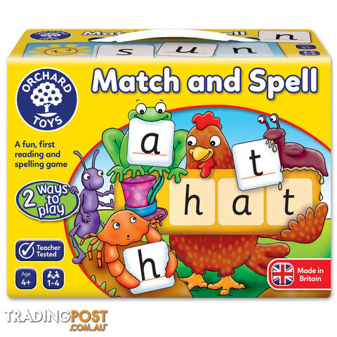 Orchard Toys -  Match And Spell Game - Mdoc004 - 5011863101969