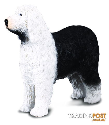 CollectA Old English Sheepdog Animal Figurine - Rpco88066 - 4892900880662
