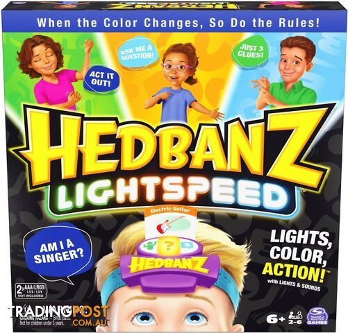 Hedbanz Light Speed Game - Spinmaster- Si6066481 - 778988456040
