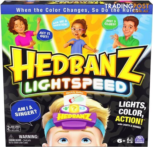 Hedbanz Light Speed Game - Spinmaster- Si6066481 - 778988456040