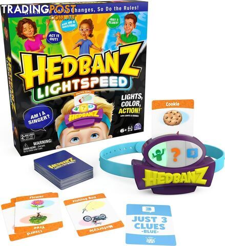 Hedbanz Light Speed Game - Spinmaster- Si6066481 - 778988456040